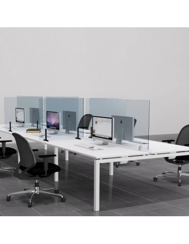 Glass Office desks divider ANTI-COVID-19 mop1101054