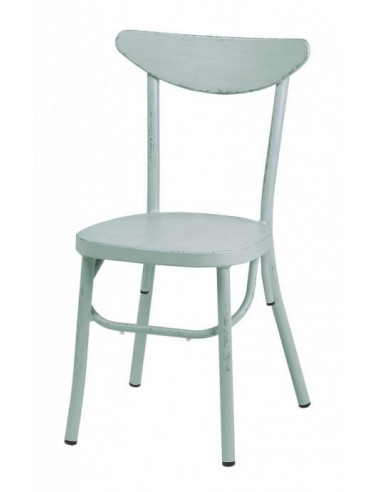 Retro  aluminum chair for bar and terrace sho1092029