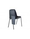 Cadira amb pala  apilable per a aules amb estructura negra sop72022