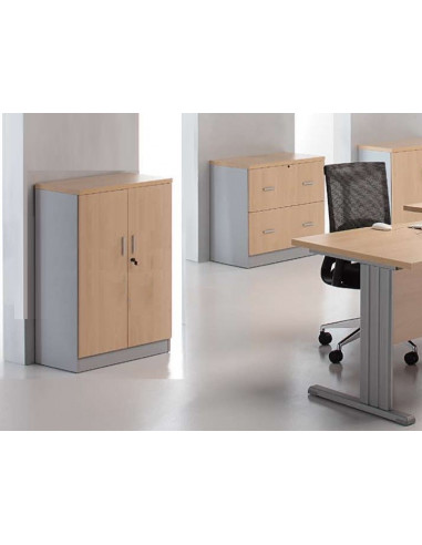 Medium size office cabinet with doors aca72006