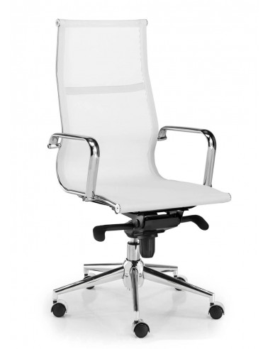 Executive swivel armchair and mesh backrest Berlin by Euromof sdi2033004