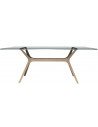 Tables de terrasses Table design avec verre VELA GARBAR mho1032066