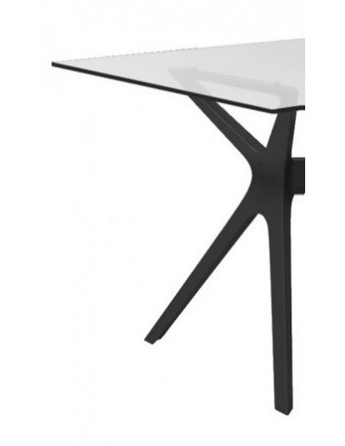 Tables de terrasses Table design avec verre VELA GARBAR mho1032066