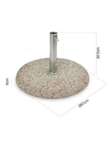 Base in granito da 30kg ombra 2x2metros pho2005014