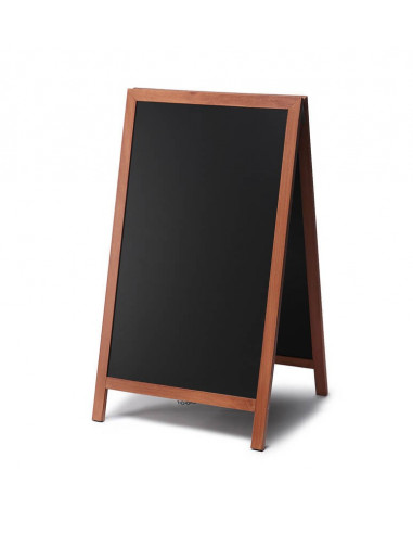Chakboard sidewalk menu for restaurant with black frame wood ppi2032002