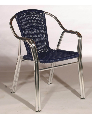 Aluminium bistrot armchair  sho2036017
