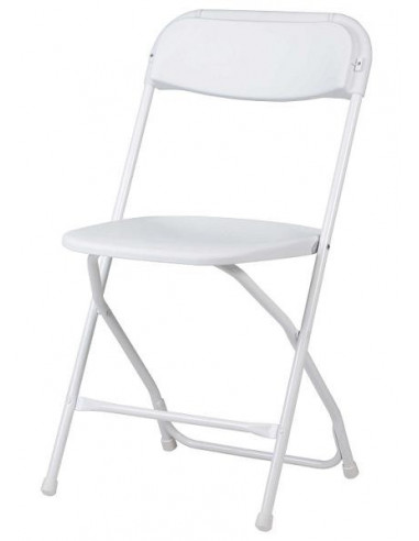 Chaise pliante ALEX spl1061001 en blanc