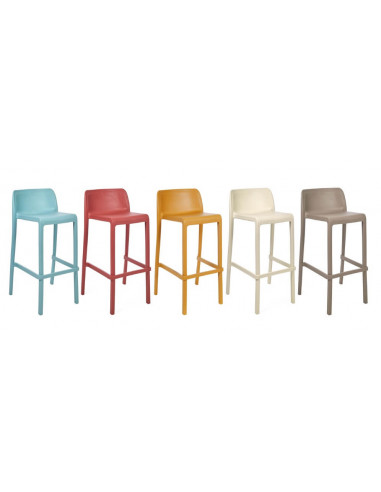 Stools for bar and terrace-Design stackable  stool Attic for bars and terrace sta1104001