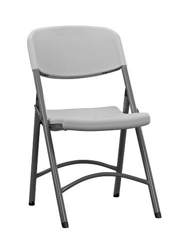 Cadira plegable de qualitat ergonòmic spl1061004 en blanc i negre i gris