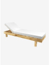 Chaise longue modulable CHILLOUT en bois sho2005009