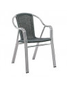 Cadeiras de esplanada para exterior Cadeira hotelaria alumínio empilhável Edge de GARBAR sho1032007