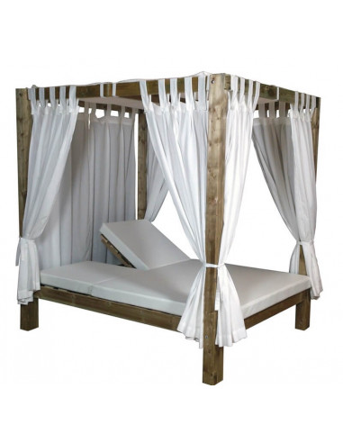 Balinese wooden bed for outdoor use sho2005007