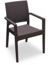 Cadeiras de esplanada para exterior Cadeira empilhável RESOL Ibiza Indiana verga sho1032020