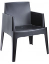 Chaises de terrasse Chaise empilable Box Urban sho103226