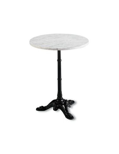  Table bistrot en marbre ronde mho1092001 60cm