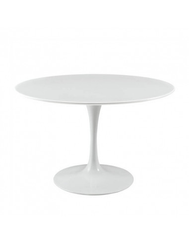 Type de Table TULIPE ronde blanc 100 cm et 120 cm dho1040023