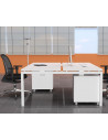Desk with metal structure mop1101001