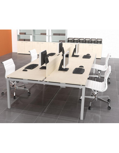 Desk with metal structure mop1101001