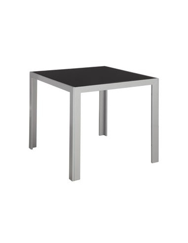 Tables de terrasses Table en verre et aluminium CUBIC mho1032048