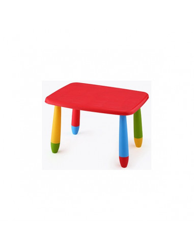 mesa infantil retangular cpu2005001 vermelho