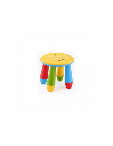 Tabouret enfant en couleurs cpu2005004 avec table ronde