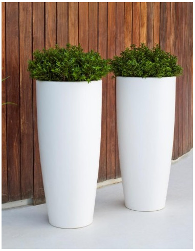 Vaso de projeto Bambu cja1146007 cor rústica bronze