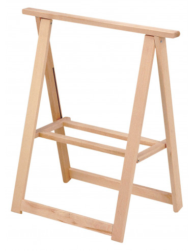 Cavalete dobrável alto em madeira de faia para mesa mca2003007
