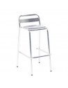 Stools for bar and terrace-Aluminium stackable stool for bar sho1104017