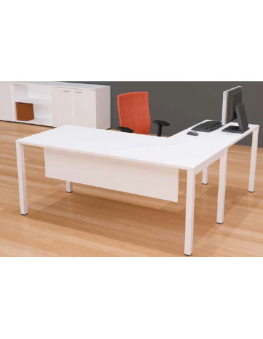 Return for NEMO desk with metal structure 100x80cm mop1101027