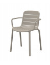 Cadeiras de esplanada para exterior Cadeira GINA de RESOL com braços, empilhável sho1032076