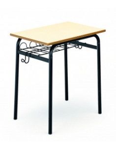 Banco da scuola con sedia, piano del tavolo pieghevole con ammortizzat –  roba
