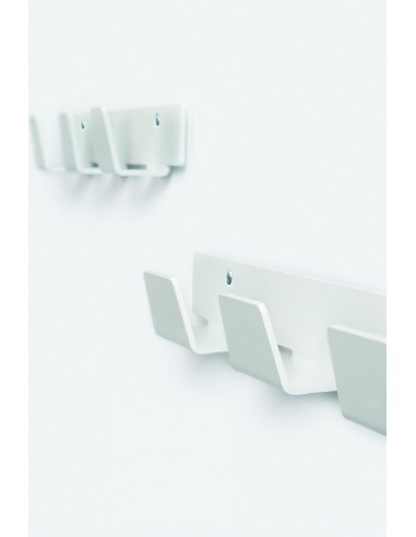 Wall mounted coat rack  with 3,4 or 6 small hangers