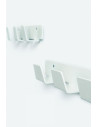 Penjador de paret disseny de color blanc 3, 4 o 6 abric penjadors pau1032002