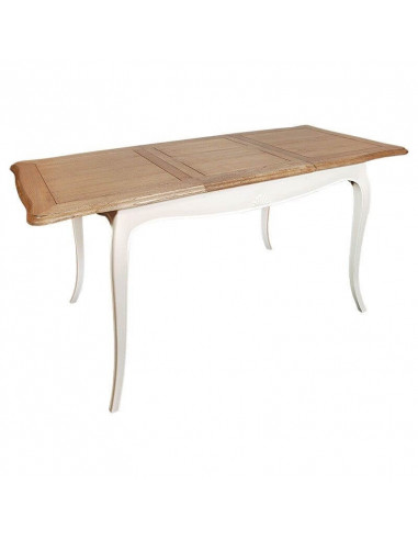 Extendable dining table Paris in tropical wood distress finish msa2013002