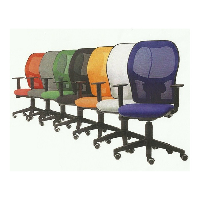 Swivel Mesh Office Chair With Armrests, Metal Glider Chair Swivel Tilt Mechanism