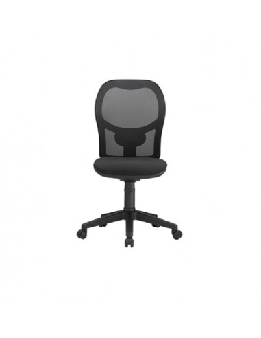 Cadeira de escritório para entrega imediata giratória, encosto em malha cor preto