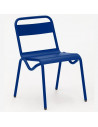 Chaise en aluminium empilable en couleurs sho1145007