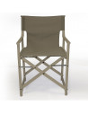 Cadeiras de esplanada para exterior Poltrona diretor moderno em textilene dobrável sho1032083