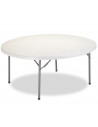 Table banquet pliante plateau polyethylene diamètre 160cm mpl1092008