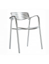 Cadeiras de esplanada para exterior Cadeira de alumínio TOLEDO Indecasa by RESOL sho1032088