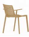 Cadeiras de esplanada para exterior Cadeira NET KAT RESOL com braços, empilhável sho1032049