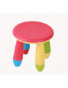 Tabouret enfant en couleurs cpu2005004 avec table ronde