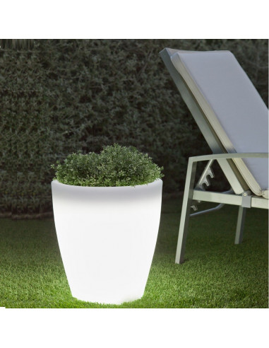 Jardinera con luz de diseño VIOLETA lil1146016