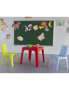 Set tavolo da attività per bambini 2-in-1 tavolo da studio per studenti tavolo da costruzione per bambini con griglia tavolo doppio e set di sedie 