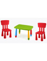 mesa infantil retangular cpu2005001 com cadeiras em jogo