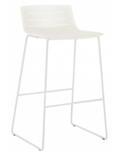 Stools for bar and terrace-Stackable stool for bar SKIN by Resol sta1032058