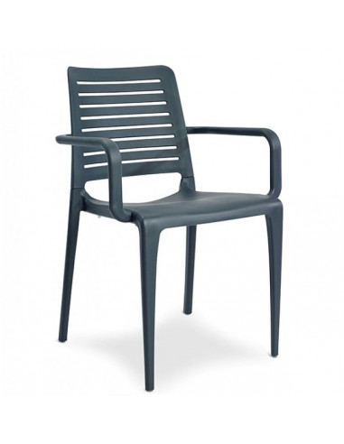Stackable PARK armchair sho1104008 black color