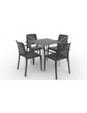 Conjunto cadeira PARK e mesa GRODAS compacta kho1104005
