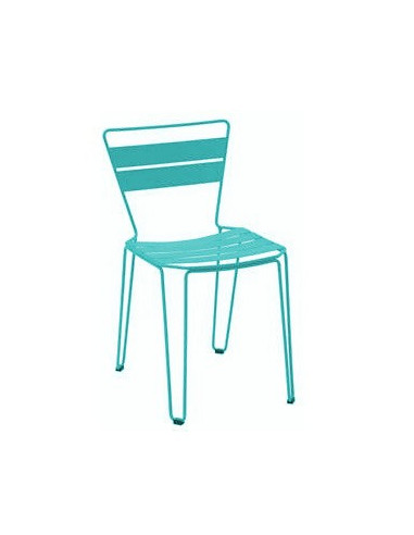 Cadeira MAIORCA para terraço estilo vintage de aço galvanizado na haste sho1145016