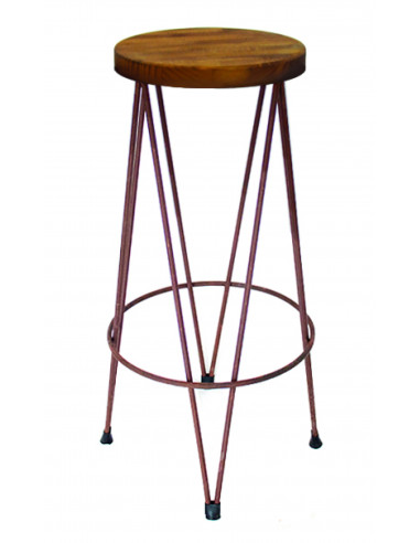 Sgabelli de bar-Vintage sgabello in legno DAKOTA sta1022001
